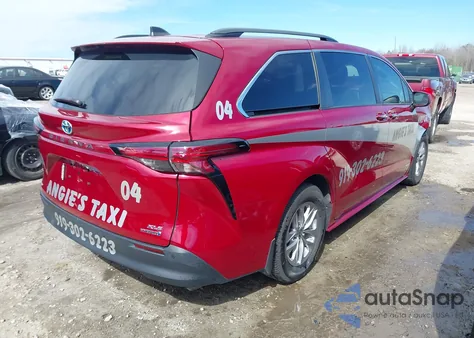 2021 Toyota Sienna Xle из США, поврежденный, VIN 5TDYSKFC1MS029438